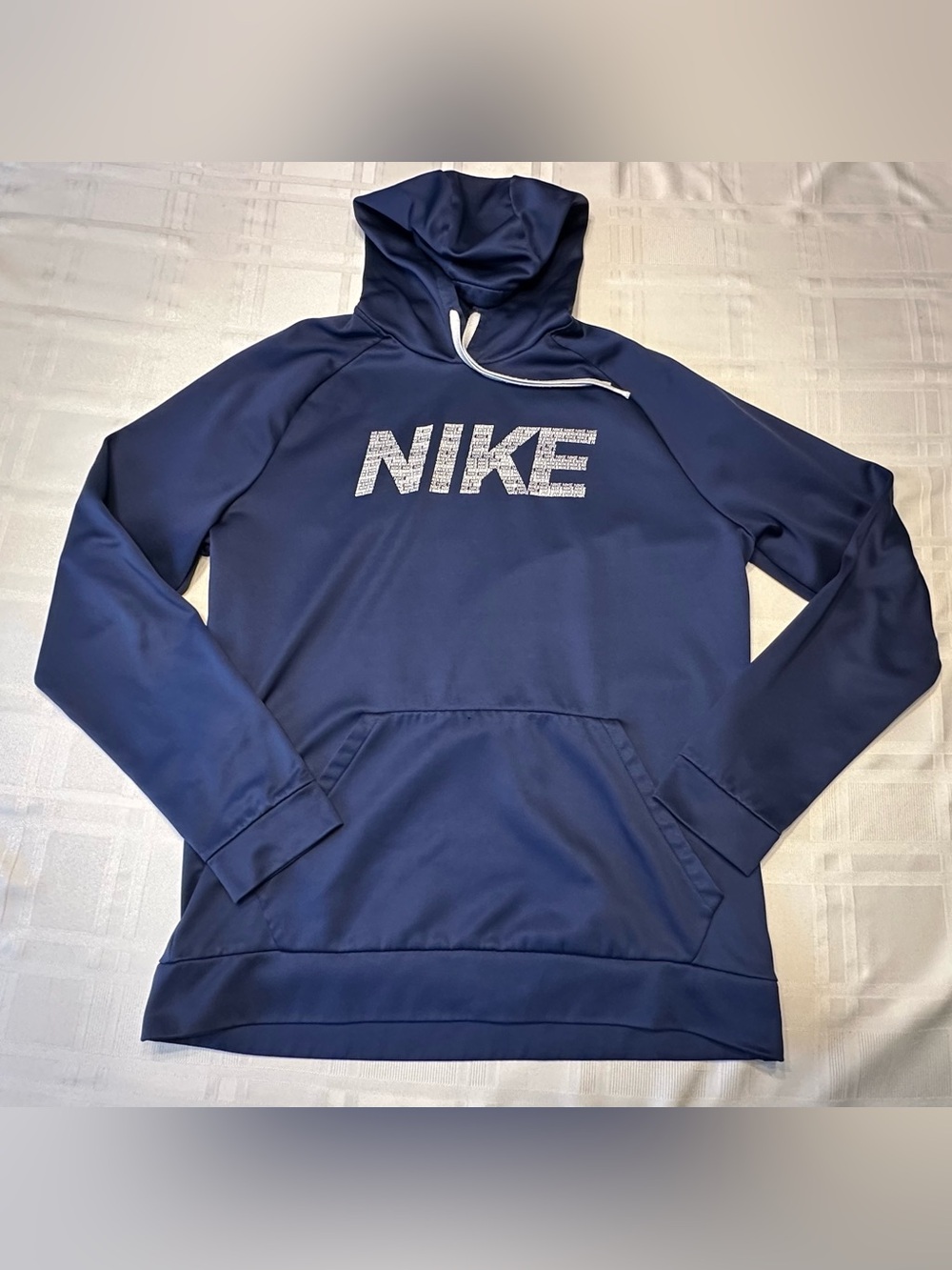 Men’s Blue Nike Hoodie Size Large * See Note